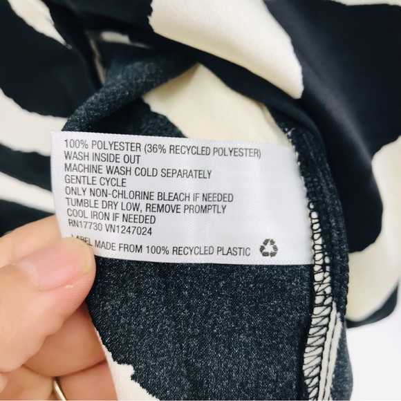 Sergio Hudson x Target Zebra Print Button Down Blouse Satin Size 4x - Picture 5 of 6